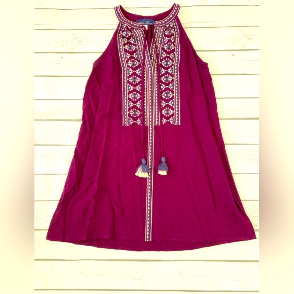 Francesca’s deep purple boho dress-NWT-medium